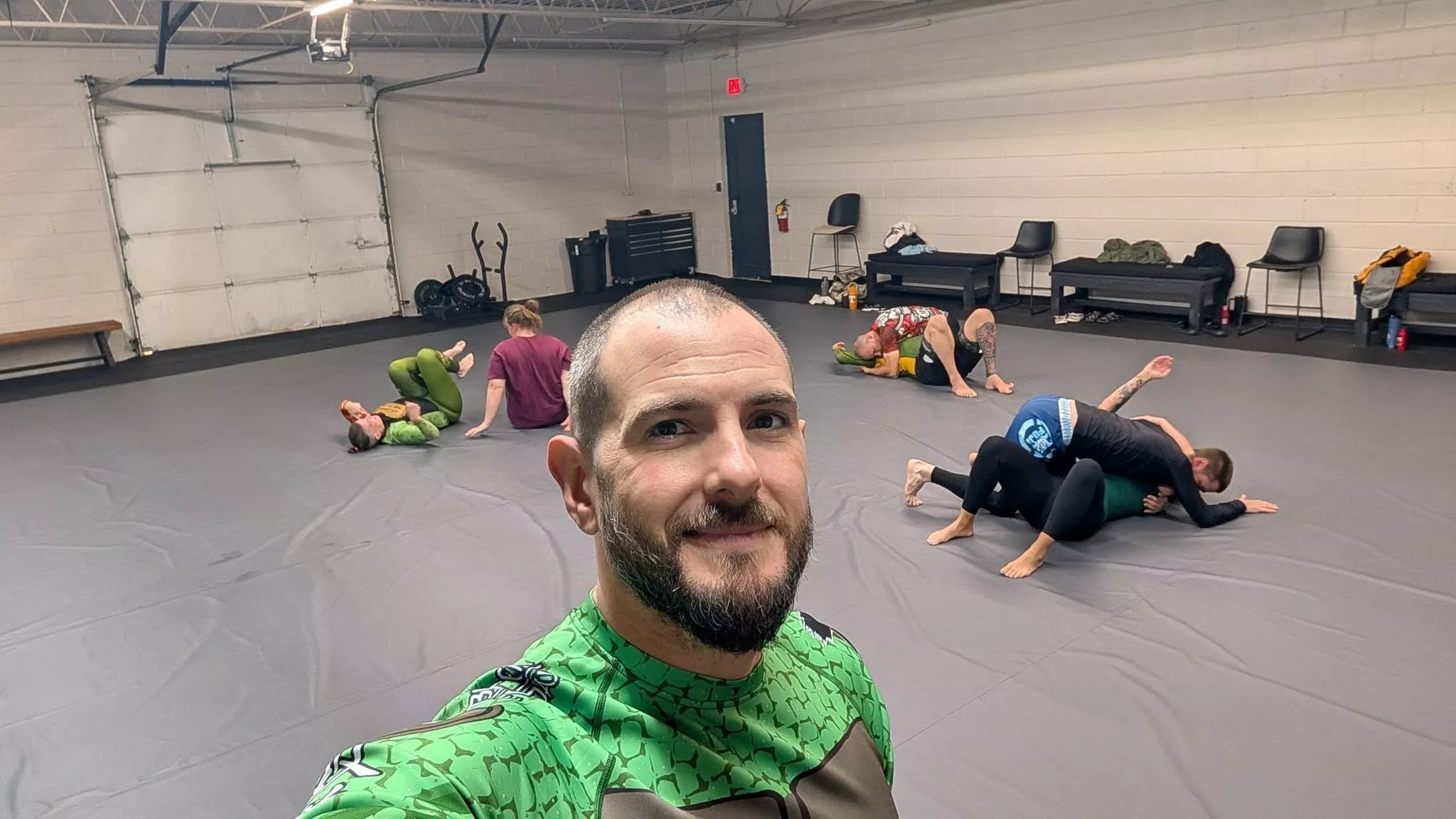 True Jiu Jitsu students training
