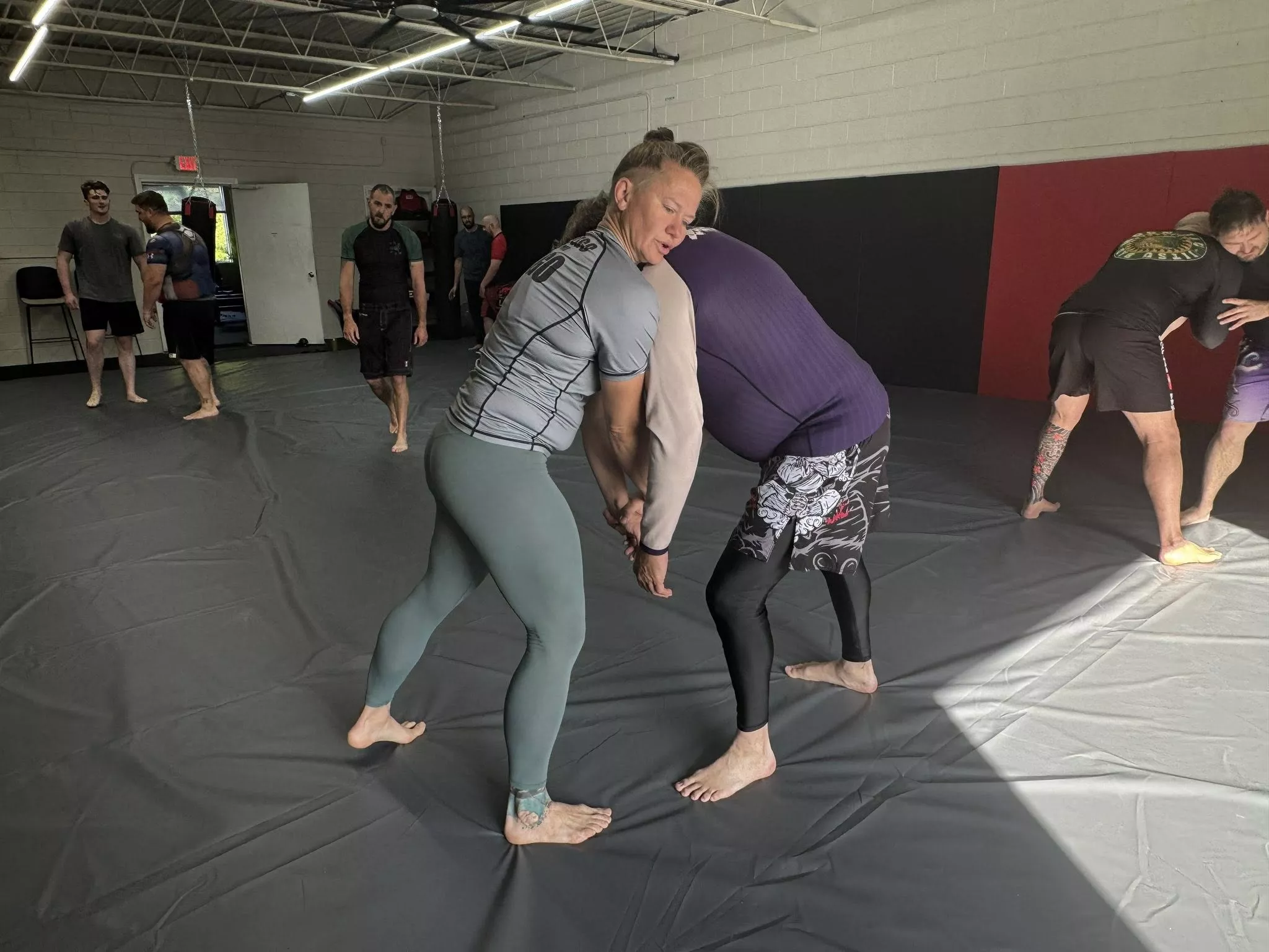 True Jiu Jitsu students training