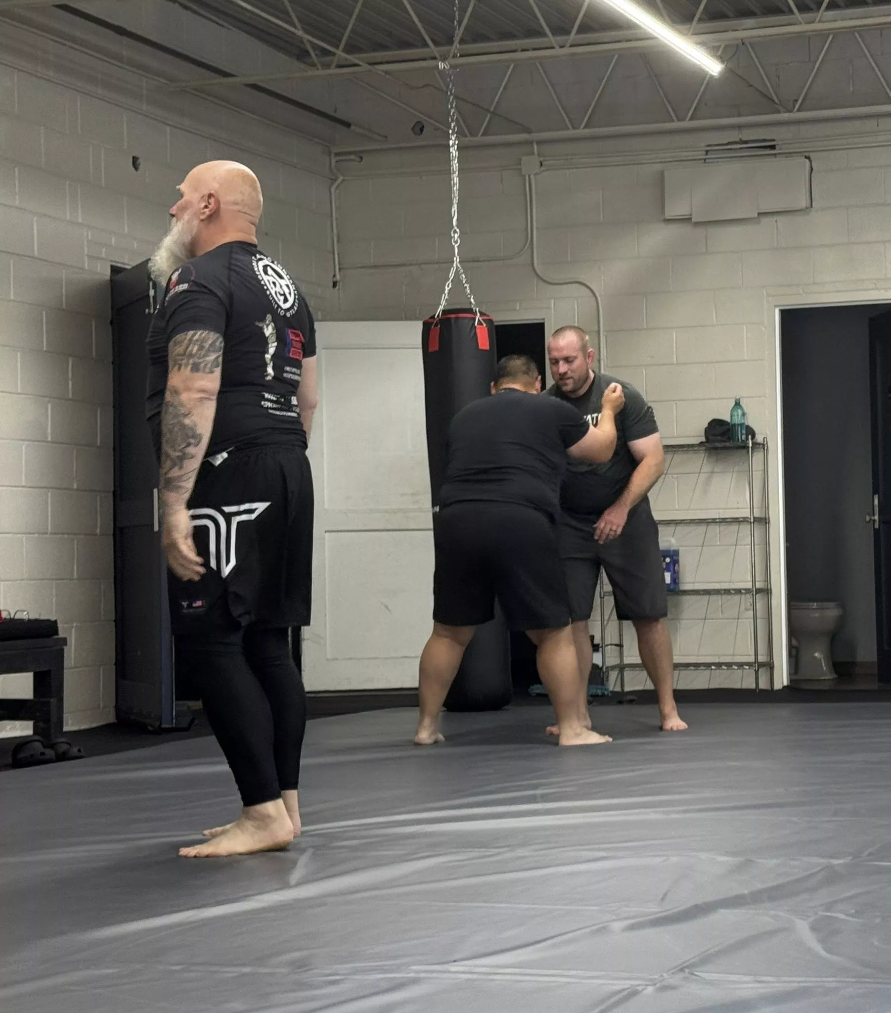 True Jiu Jitsu students training
