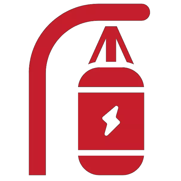 Striking heavy bag icon